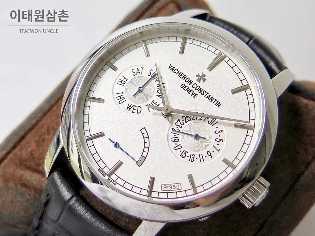 바쉐론콘스탄틴 트래디셔널 파워리저브 데이 데이트 오토매틱 39.5mm