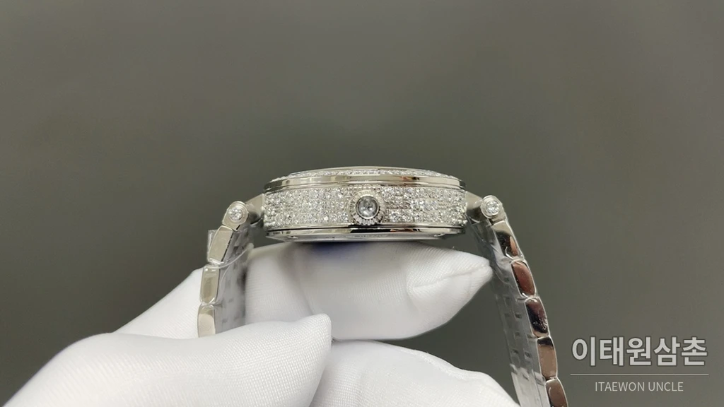반클리프아펠 아펠 포에틱 컴플리케이션 다이아몬드 베젤 기계식 워치 38mm 골드