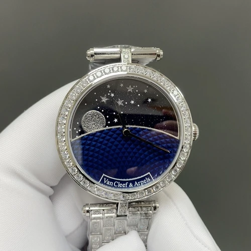 반클리프아펠 아펠 포에틱 컴플리케이션 다이아몬드 베젤 기계식 워치 38mm 골드 (2) 반클리프아펠 아펠 포에틱 컴플리케이션 다이아몬드 베젤 기계식 워치 38mm 골드 (2)