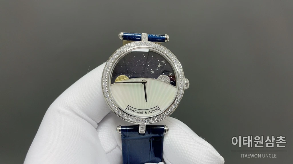 반클리프아펠 아펠 포에틱 컴플리케이션 다이아몬드 기계식 워치 38mm