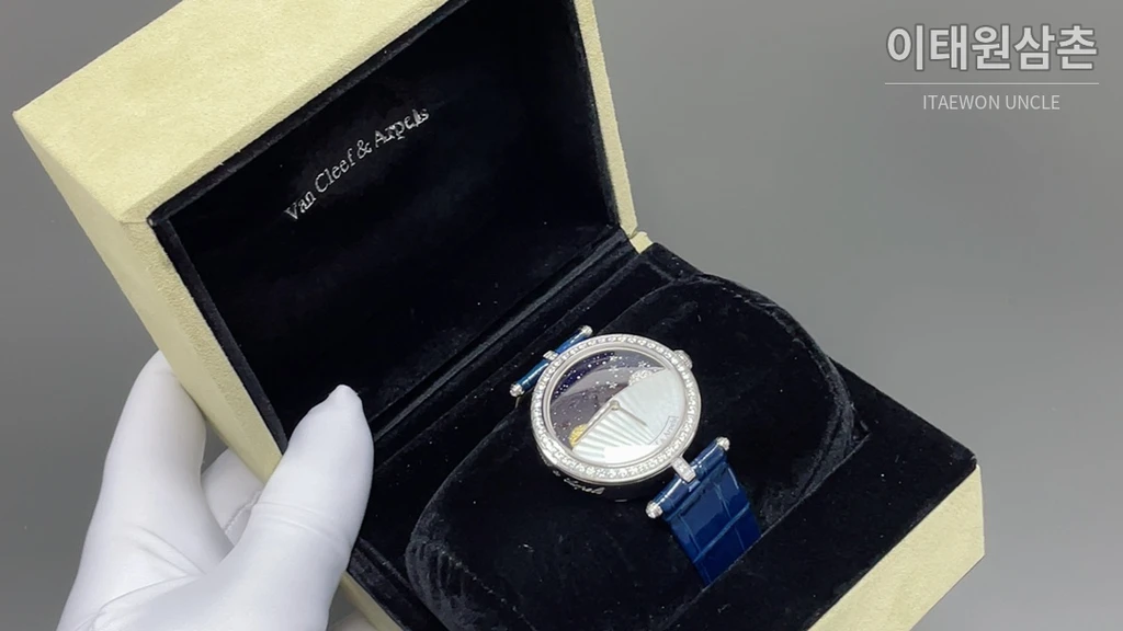 반클리프아펠 아펠 포에틱 컴플리케이션 다이아몬드 기계식 워치 38mm