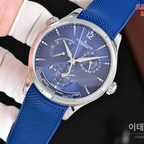 제니스 마스터 오토매틱 42mm 네이비 다이얼 블루 러버 스트랩 제니스 마스터 오토매틱 42mm 네이비 다이얼 블루 러버 스트랩