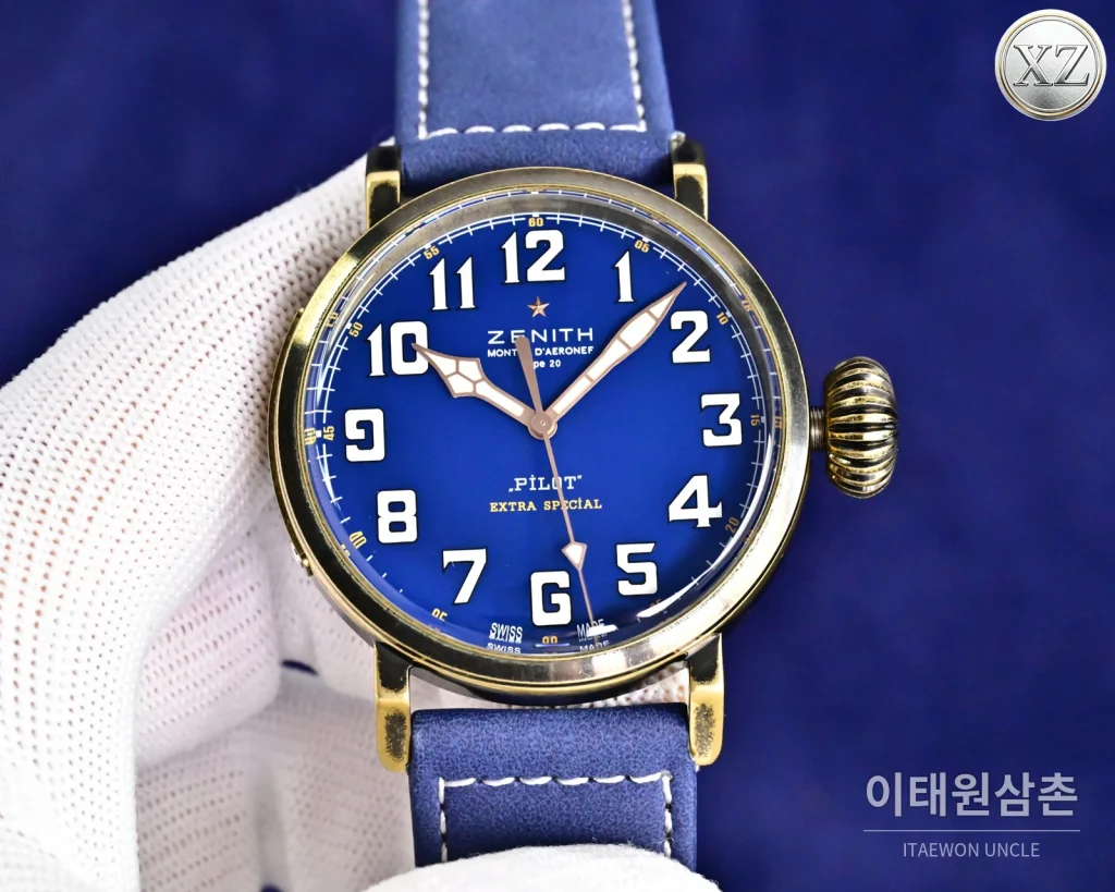 제니스 파일럿 오토매틱 45mm