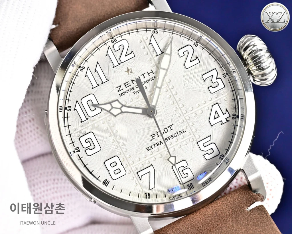 제니스 파일럿 오토매틱 45mm