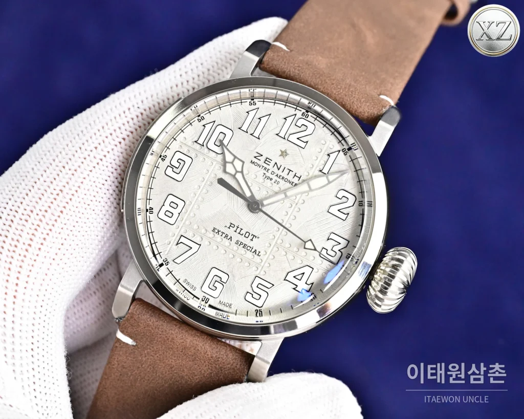 제니스 파일럿 오토매틱 45mm