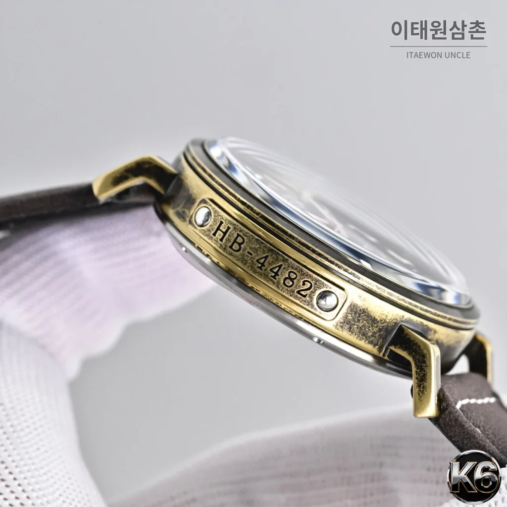 제니스 파일럿 타입20 티타늄백 소가죽 오토매틱 45mm